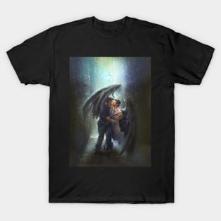 Destiel Kiss in the Rain T-Shirt